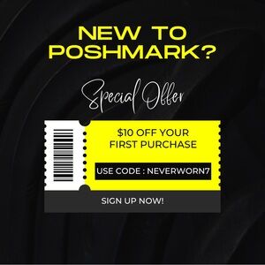 $10 Off Your First Poshmark Order! Sign Up & Use Code‎ NEVERWORN7